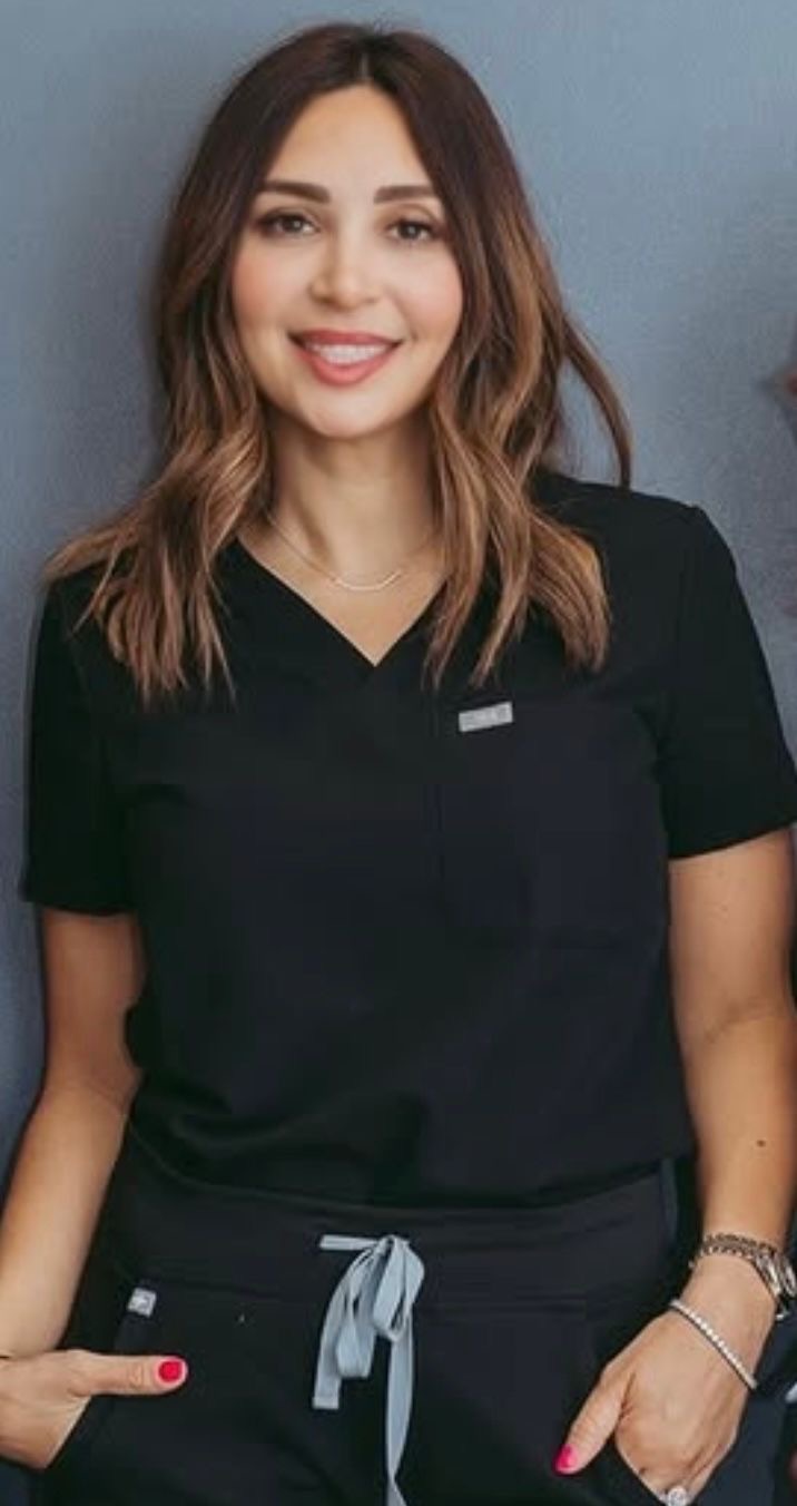 Portrait of Dr Manelli Hoodfar